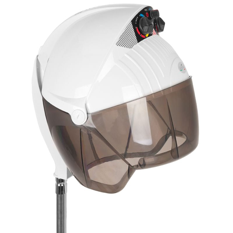 Gabbiano Casque de Séchage avec Trépied Centurion LVI-203S Triple Vitesse Ionic Blanc