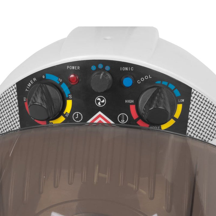 Casque Sèche-Cheveux sur Pied Gabbiano Centurion LVI-203S Triple Vitesse Ionic Blanc