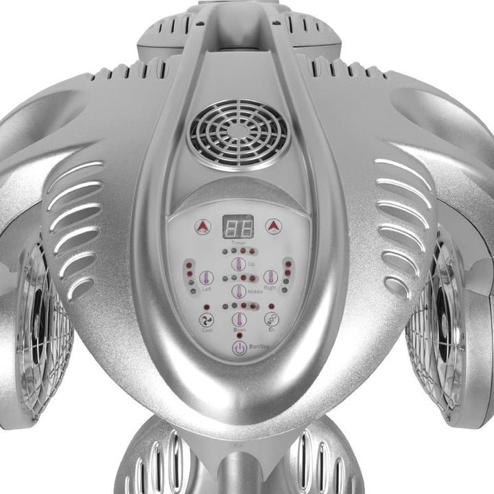 Casque Sèche-Cheveux Mural Gabbiano Infrazon GD-505W Argent