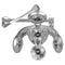 Casque Sèche-Cheveux Mural Gabbiano Infrazon GD-505W Argent