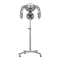 Casque Sèche-Cheveux sur Pied Gabbiano Infrazon GL-505S Argent