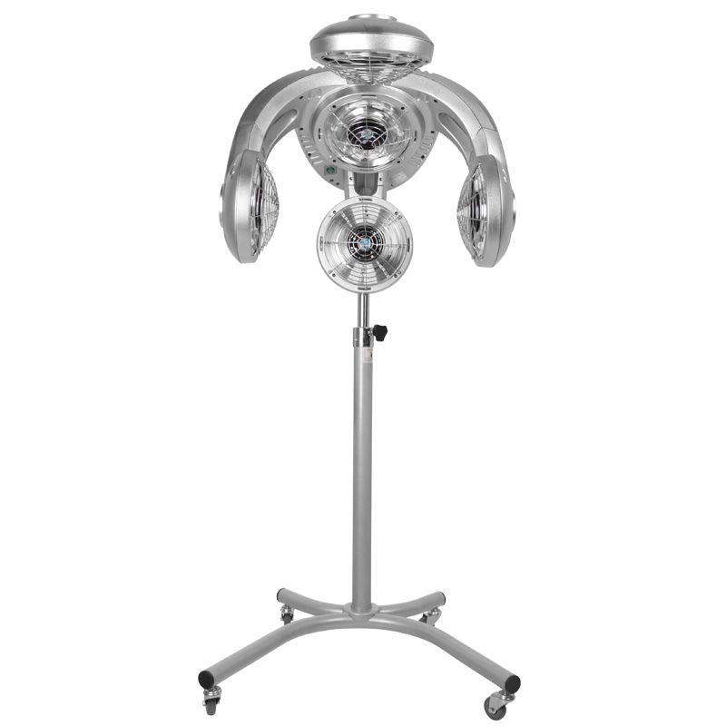 Casque Sèche-Cheveux sur Pied Gabbiano Infrazon GL-505S Argent
