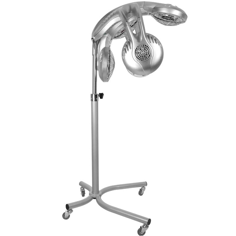 Casque Sèche-Cheveux sur Pied Gabbiano Infrazon GL-505S Argent