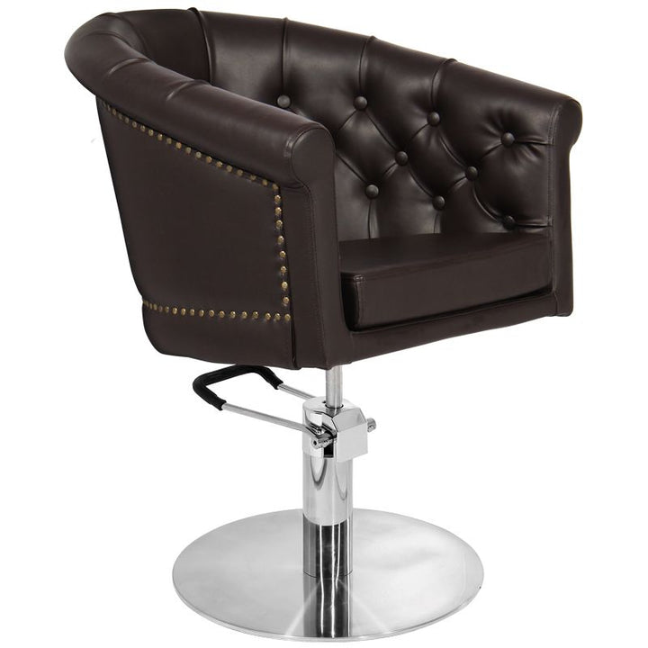 Fauteuil de Coiffeur Gabbiano Londres Marron