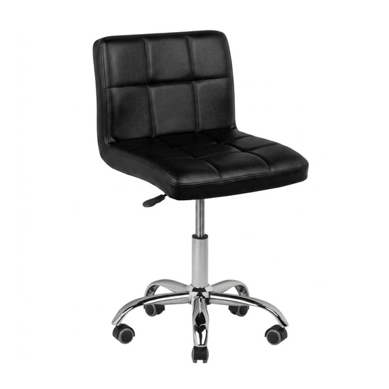 Chaise Cosmétique à Roulettes Réglable A-5299 Noir