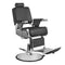 Fauteuil Barbier Gabbiano Royal Noir