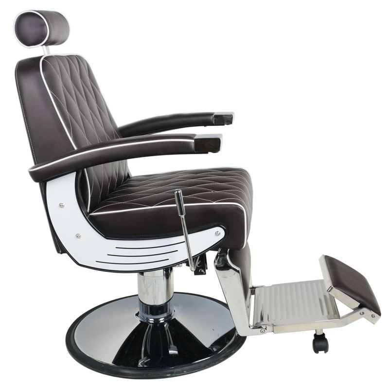 Fauteuil Barbier Gabbiano Imperial Marron - image 3