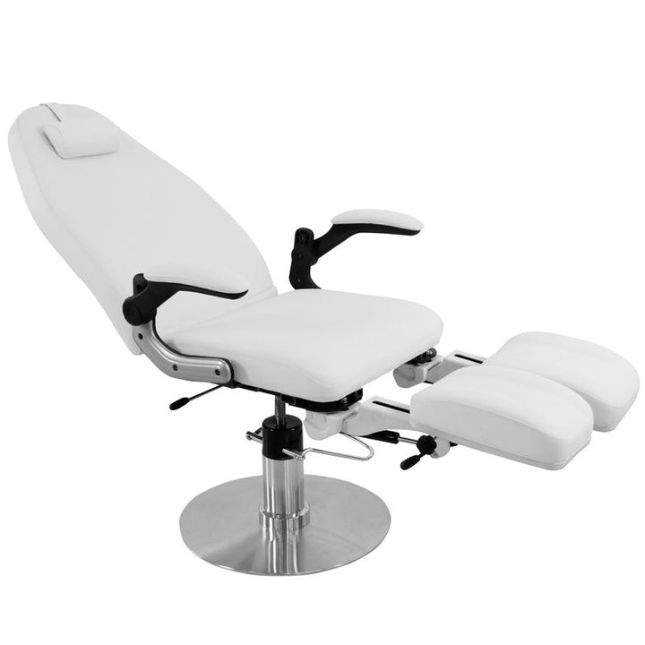 Fauteuil Esthétique Hydraulique Azzurro 713A Blanc - image 3