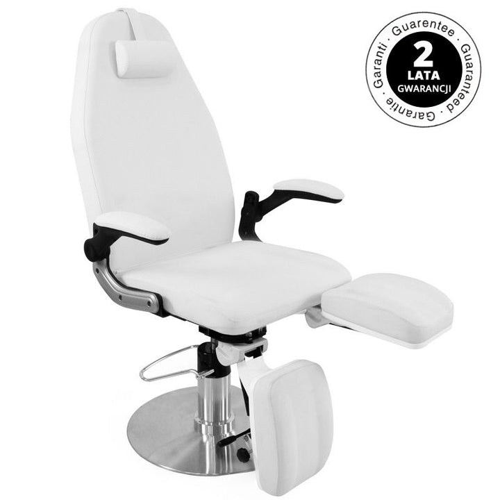 Fauteuil Esthétique Hydraulique Azzurro 713A Blanc - image 5