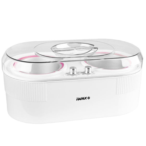 Chauffe cire Pot iWax 2en1 400ml + 800ml 400W Blanc