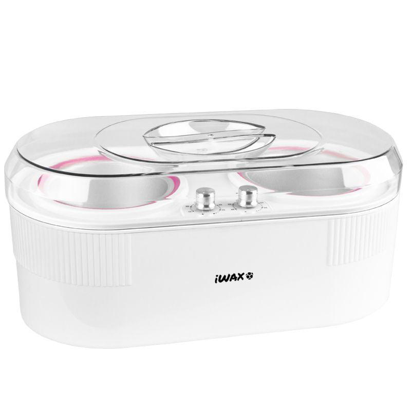 Chauffe cire Pot iWax 2en1 400ml + 800ml 400W Blanc
