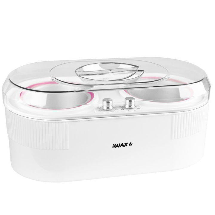 Chauffe cire Pot iWax 2en1 400ml + 800ml 400W Blanc