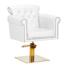 Fauteuil de Coiffeur Gabbiano Berlin Or-Blanc