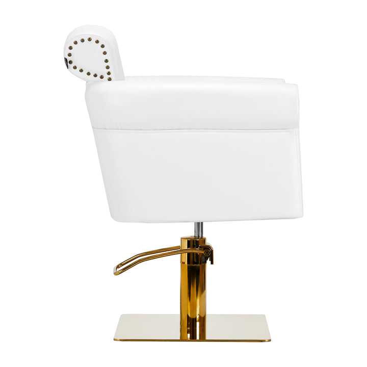Fauteuil de Coiffeur Gabbiano Berlin Or-Blanc