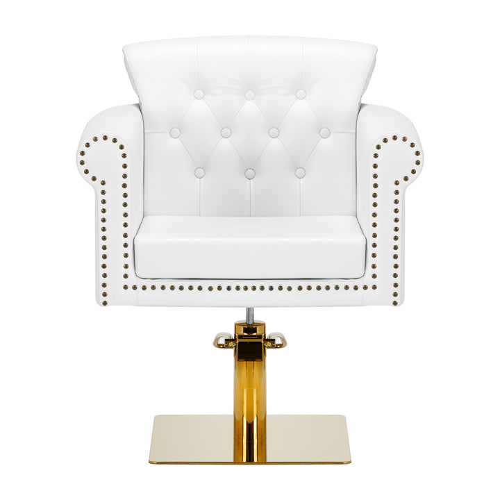 Fauteuil de Coiffeur Gabbiano Berlin Or-Blanc