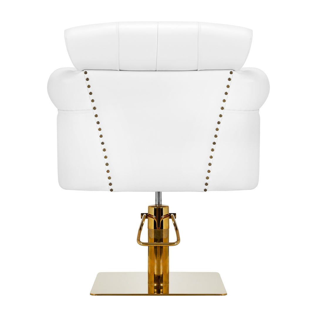 Fauteuil de Coiffeur Gabbiano Berlin Or-Blanc