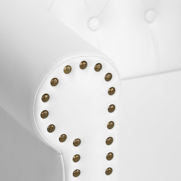 Fauteuil de Coiffeur Gabbiano Berlin Or-Blanc