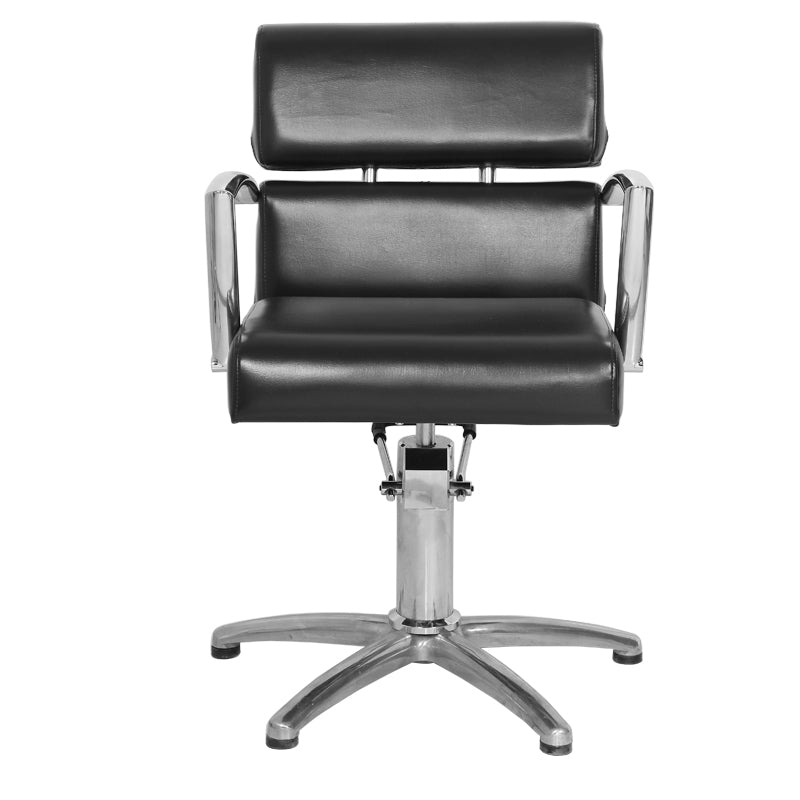 Fauteuil de Coiffeur Gabbiano Bruxelles Noir