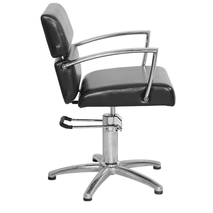 Fauteuil de Coiffeur Gabbiano Bruxelles Noir