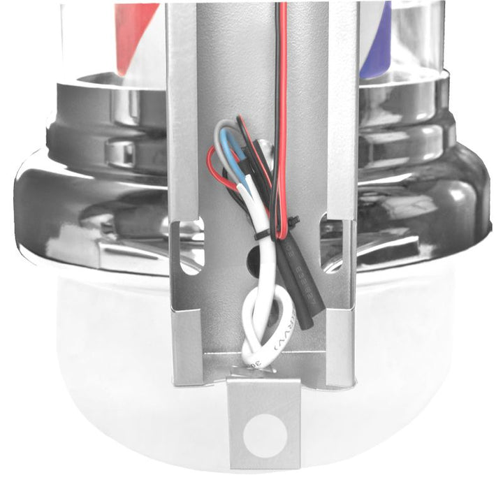 Barber Pole Lumineux et Rotatif Gabbiano BB-02 Argent - image 3