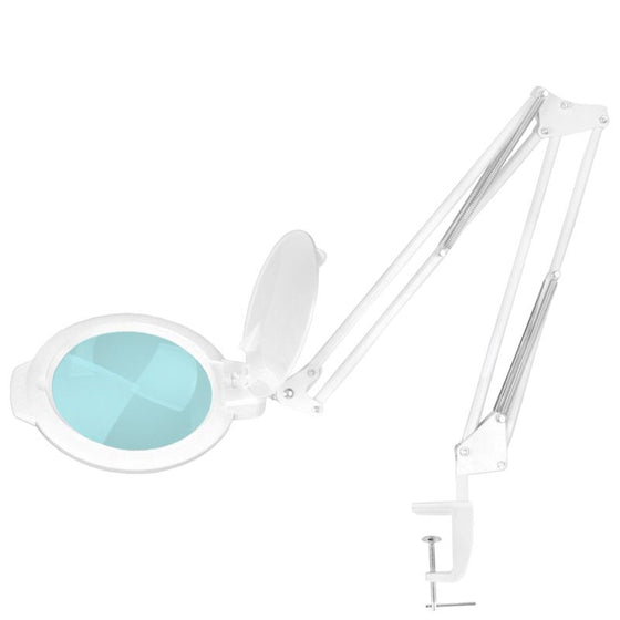 Lampe Loupe LED SMD 5D avec Pince Glow Moonlight 8012 Blanc
