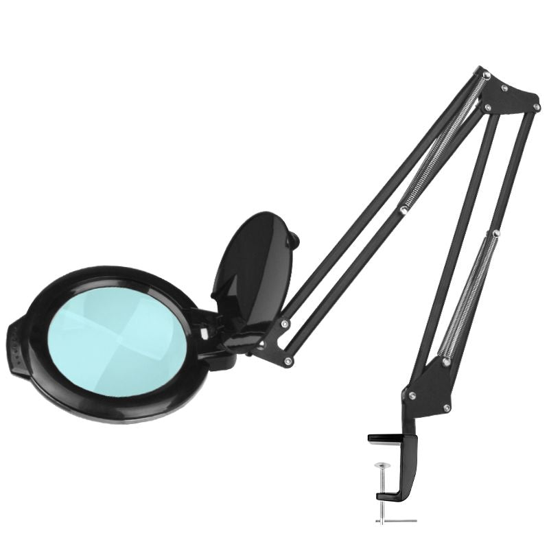 Lampe Loupe LED SMD 5D avec Pince Glow Moonlight 8013 Noir