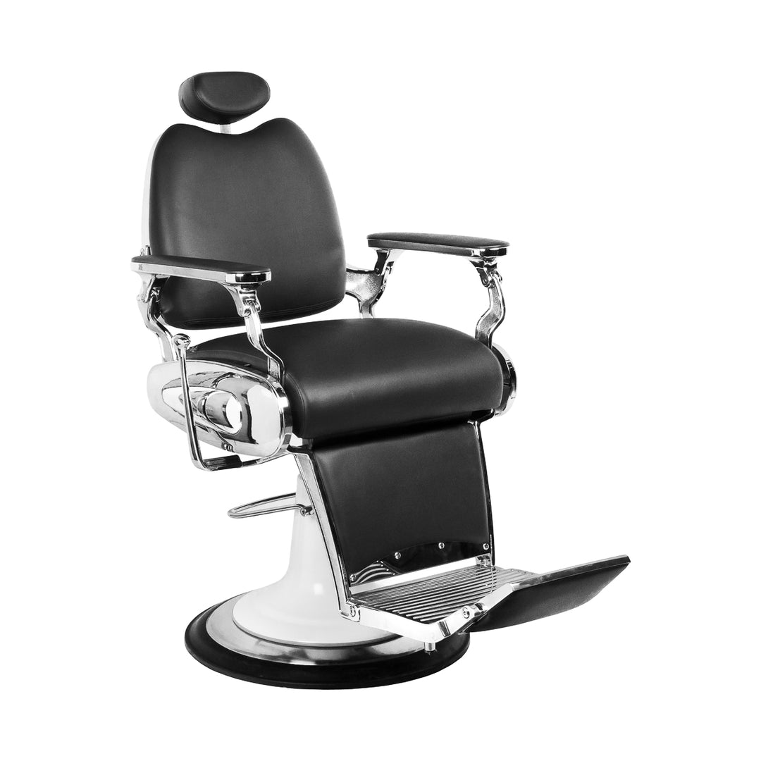 Fauteuil Barbier Gabbiano Moto Style Noir