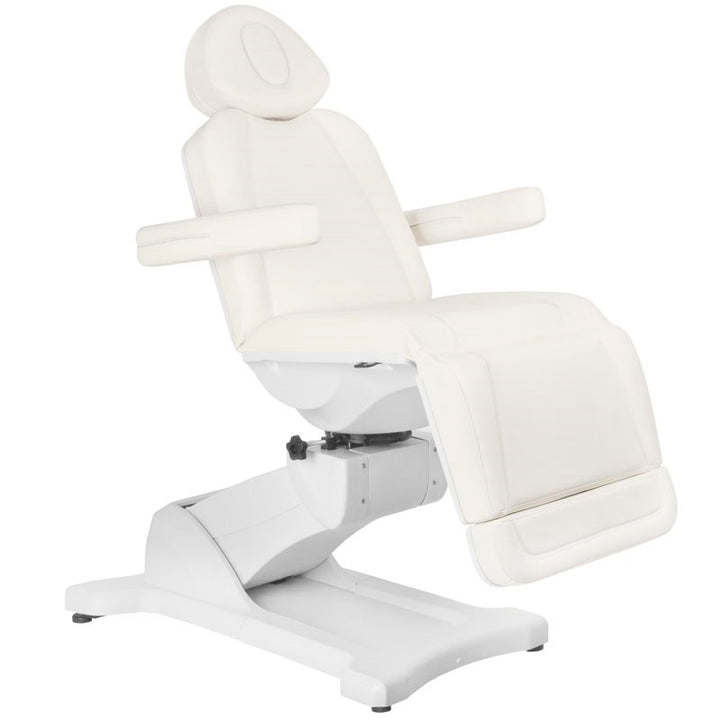 Fauteuil Esthétique Électrique Pivotant Azzurro 869A 4 Moteurs Blanc