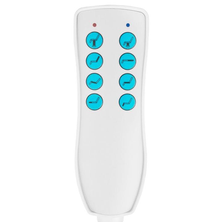 Fauteuil Esthétique Électrique Pivotant Azzurro 869A 4 Moteurs Blanc