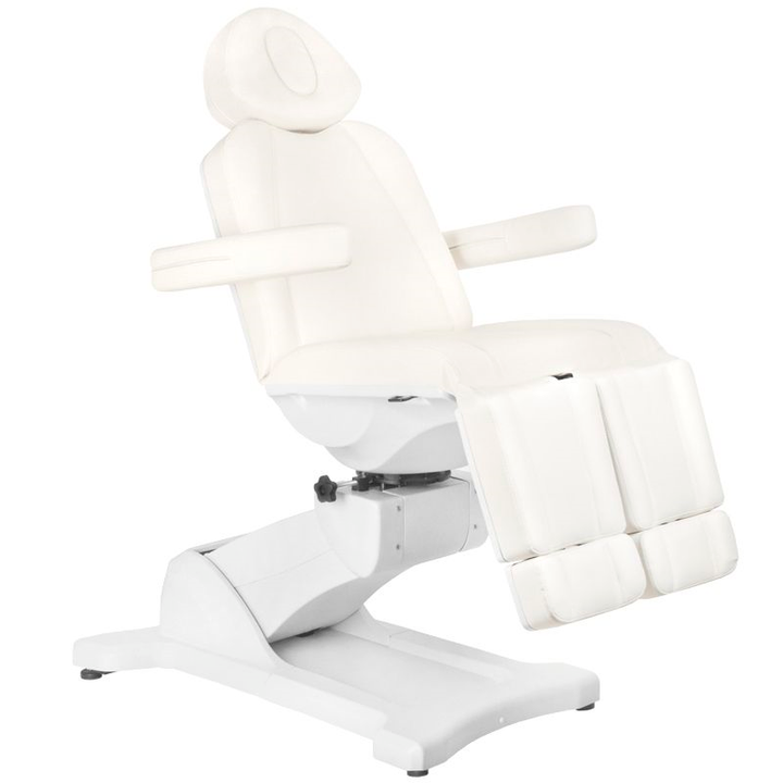Fauteuil Esthétique Électrique Pivotant Azzurro 869AS 5 Moteurs Pedi Blanc
