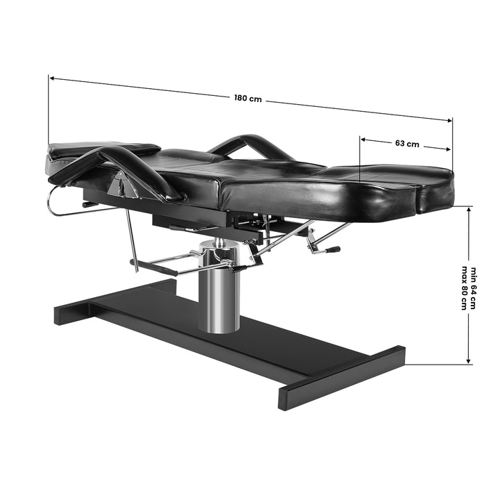 Fauteuil Esthétique Hydraulique A210 Pedi Noir