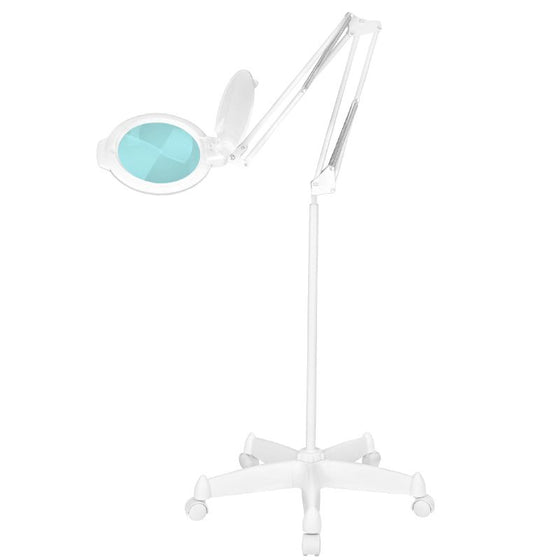 Lampe Loupe LED SMD 5D sur Pied Glow Moonlight 8012 Blanc