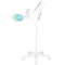 Lampe Loupe LED SMD 5D sur Pied Glow Moonlight 8013 Blanc