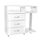 Commode sur Roulettes Y-300 Blanc