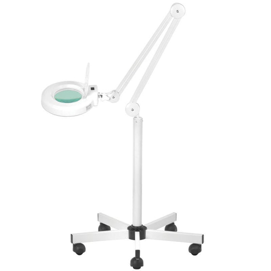Lampe Loupe LED 5D sur Pied S5 Blanc