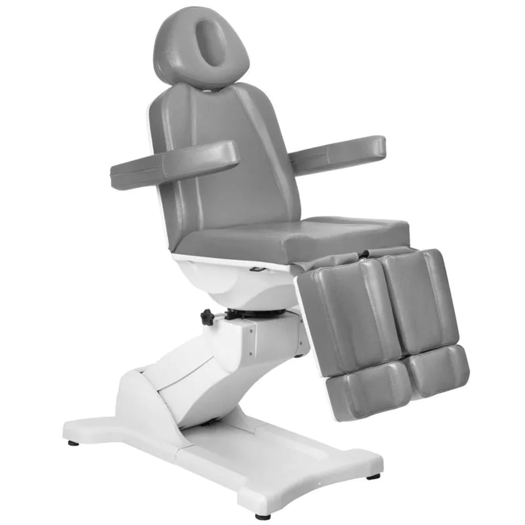 Fauteuil Esthétique Électrique Pivotant Azzurro 869AS 5 Moteurs Pedi Gris - image 5