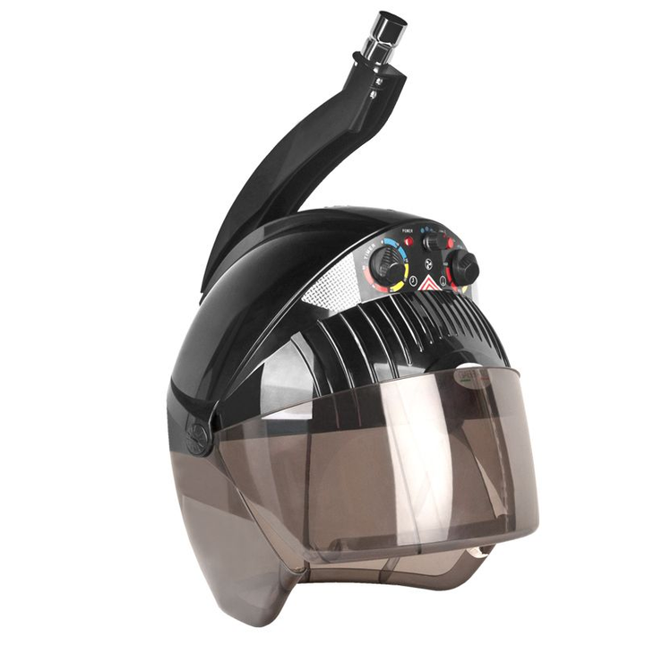 Casque Sèche-Cheveux Mural Gabbiano Centurion DVI-303W Triple Vitesse Ionic Noir