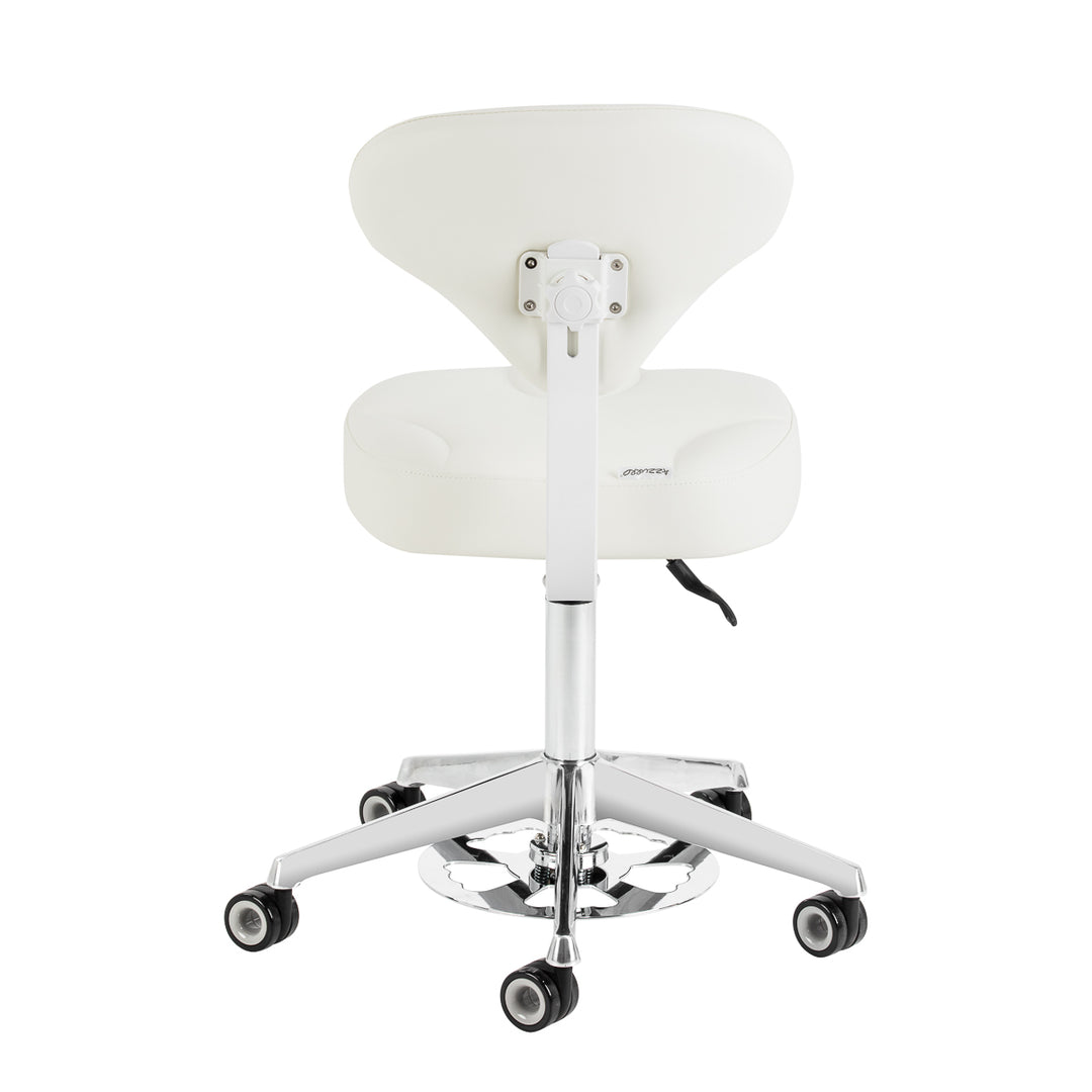 Tabouret à Roulettes Réglable Azzurro 156F Bump-Up Blanc - image 3