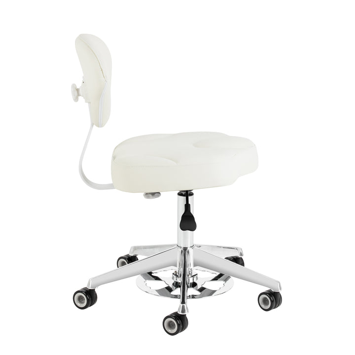 Tabouret à Roulettes Réglable Azzurro 156F Bump-Up Blanc - image 4