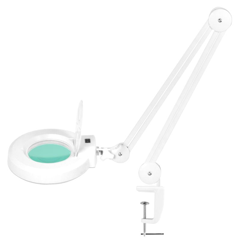 Lampe loupe LED S5 5D de Table Blanc 1