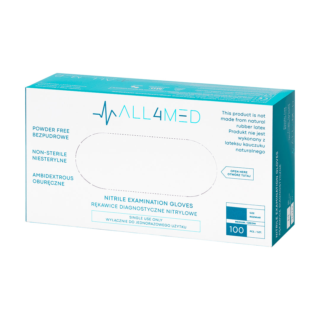Gants All4Med Soft-Nitrile Noir L 100pcs. - image 2