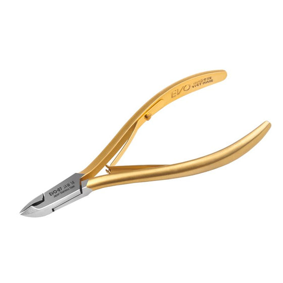 Pince à Cuticules Nghia Evo 07 6 mm Argent-Or