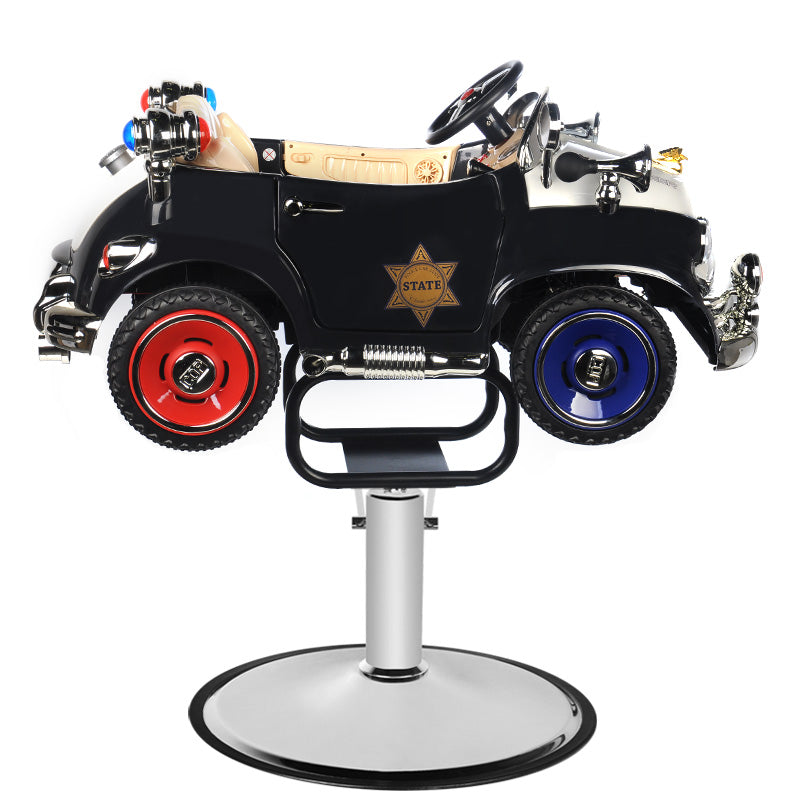 Fauteuil de Coiffeur Enfant Voiture Police B082