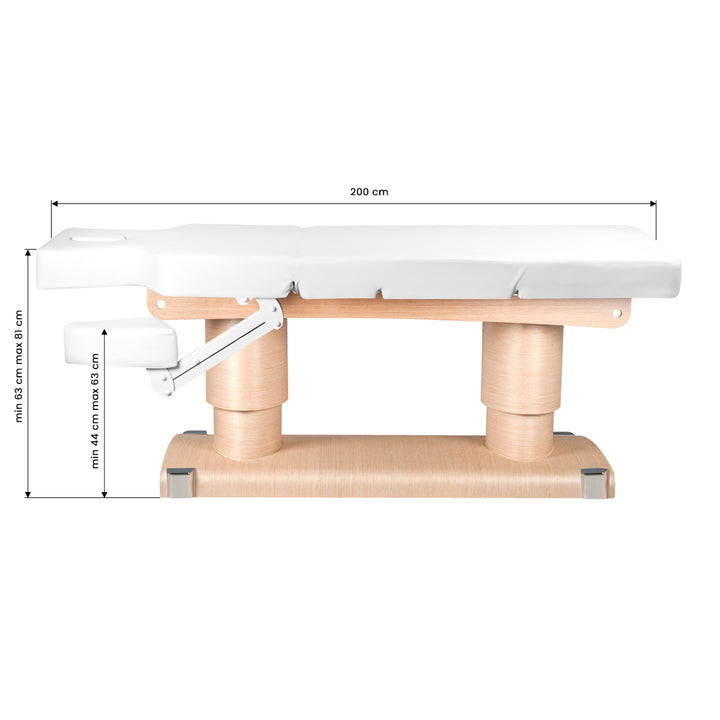 Table de massage électrique Azzurro 838 Blanc Chauffante - image 10