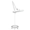Lampe Esthétique sur Pied et Intensité Régable Elegante 801L Blanc
