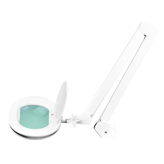 Lampe Loupe LED 60 SMD 5D avec Pince Intensité Réglable Elegante 6028 Blanc