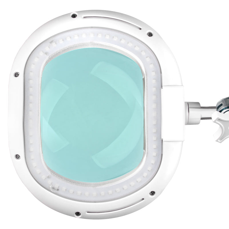 Lampe Loupe LED 60 SMD 5D avec Pince Intensité Réglable Elegante 6028 Blanc - image 3