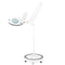 Lampe Loupe LED 60 SMD 5D sur Pied Elegante 6027 Blanc