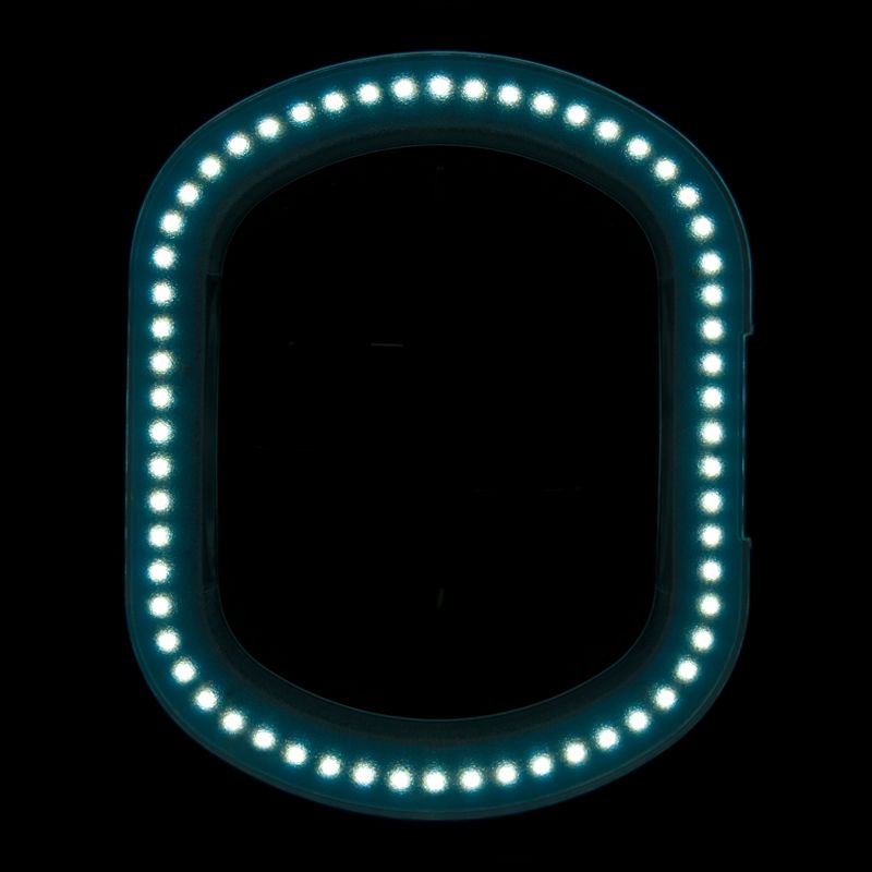 Lampe Loupe LED 60 SMD 5D sur Pied Intensité Réglable Elegante 6028 Blanc - image 5