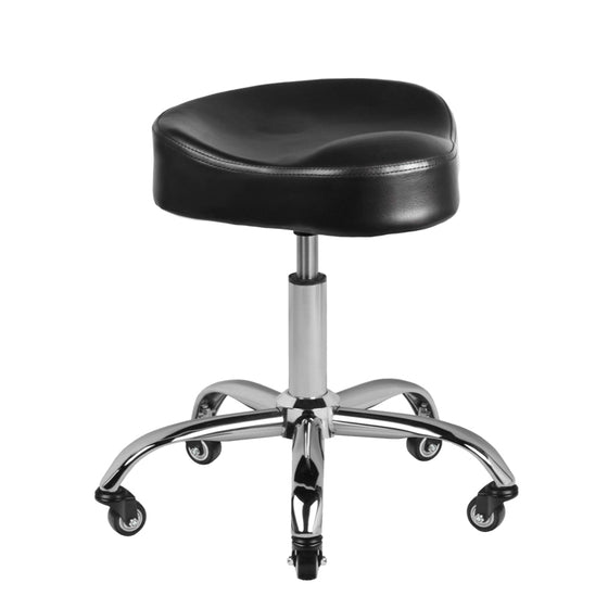 Tabouret à Roulettes Gabbiano A450 Noir